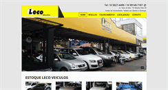 Desktop Screenshot of lecoveiculosrp.com.br